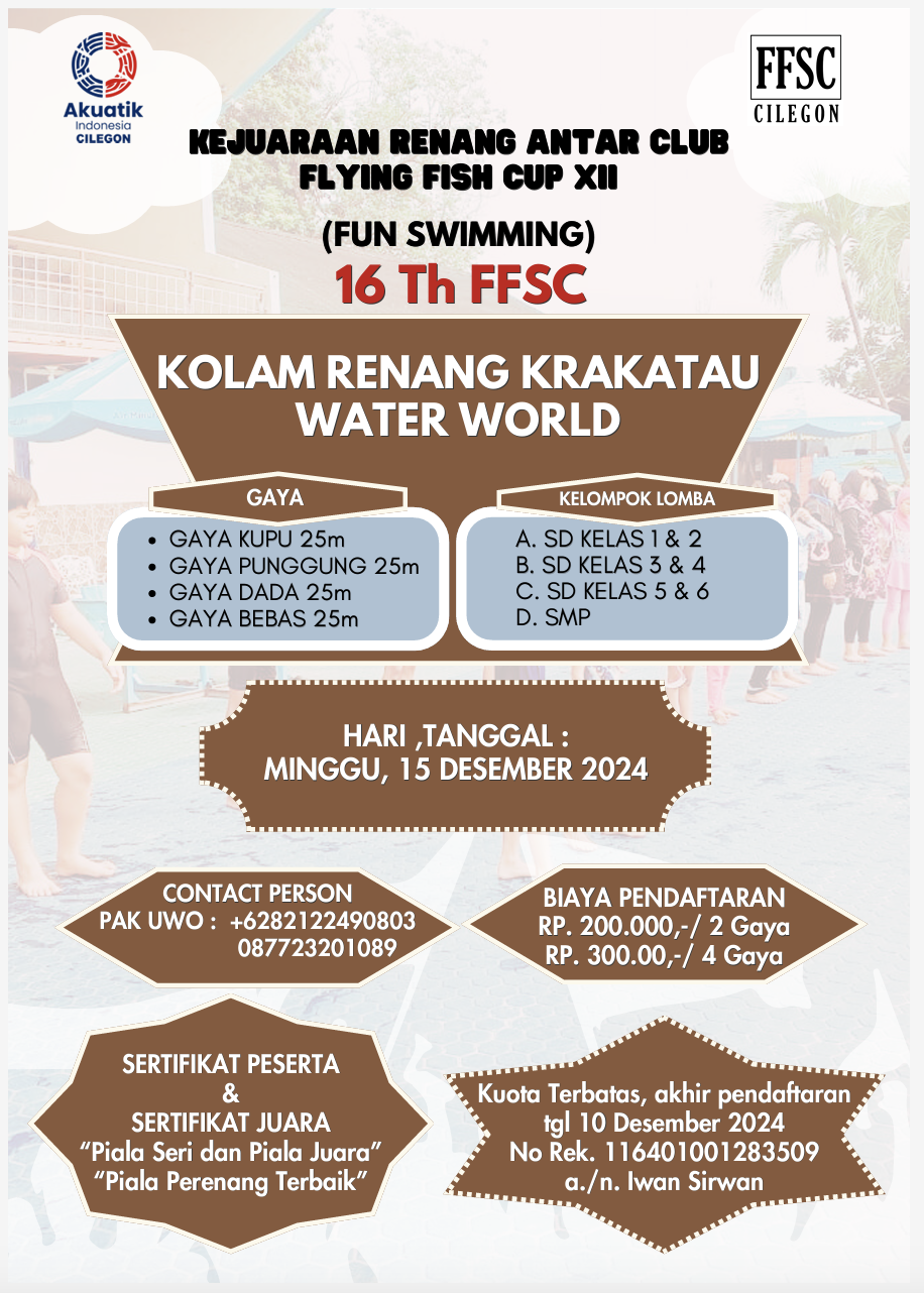 Kejuaraan Renang Antar Club Flying Fish Cup XII (Fun Swimming)